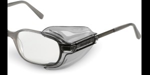 Zijkapjes polycarbonaat grijs-transparant