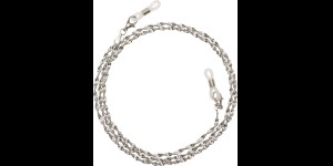 Brilkettingen Rome zilver