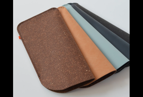 Assorti duurzame insteeketuis PIM zwart - gerecycled leerafval