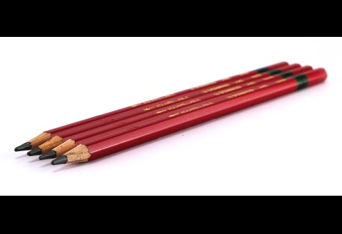 Glaspotlood grafiet, zwart per 4 stuks